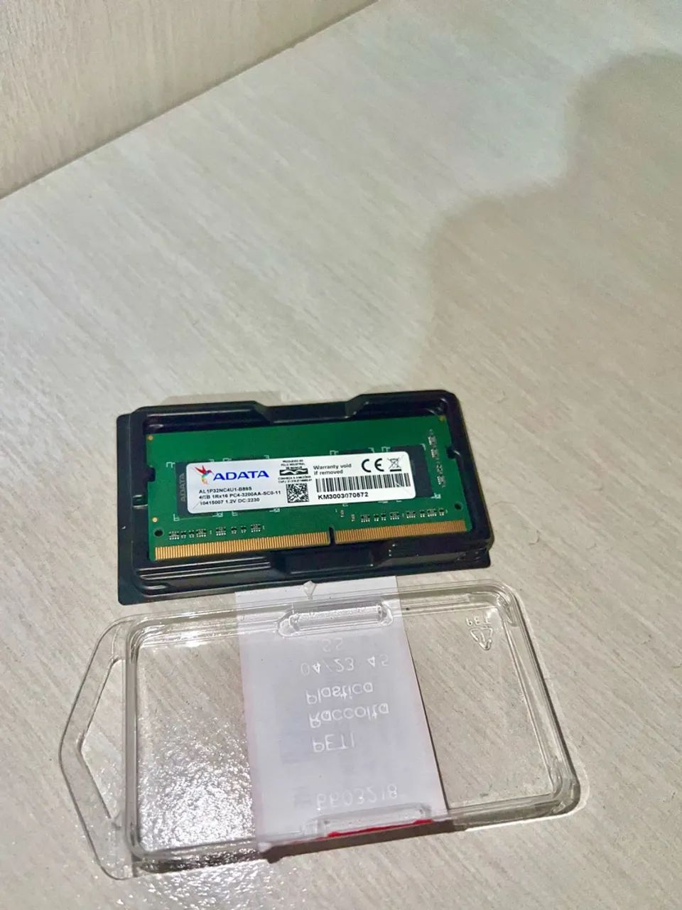 Memória RAM 4GB DDR4 ADATA 3200MHz SO-DIMM para Notebook