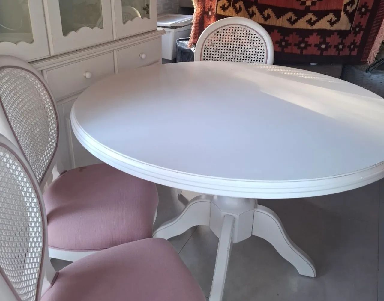 Jogo mesa e cadeiras estilo provençal - Foto 2