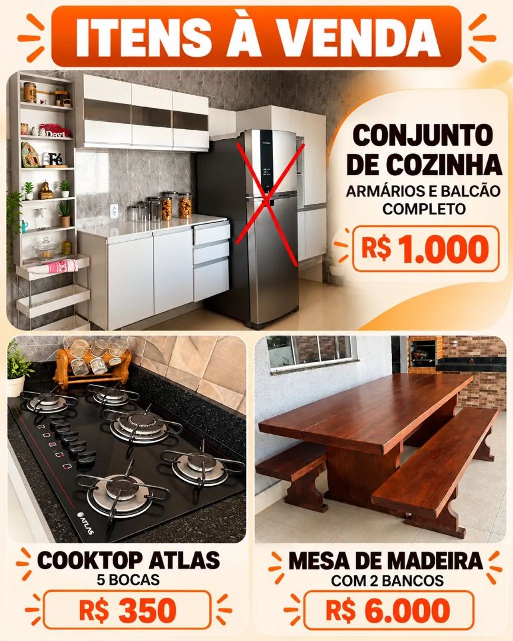 Móveis seminovos 