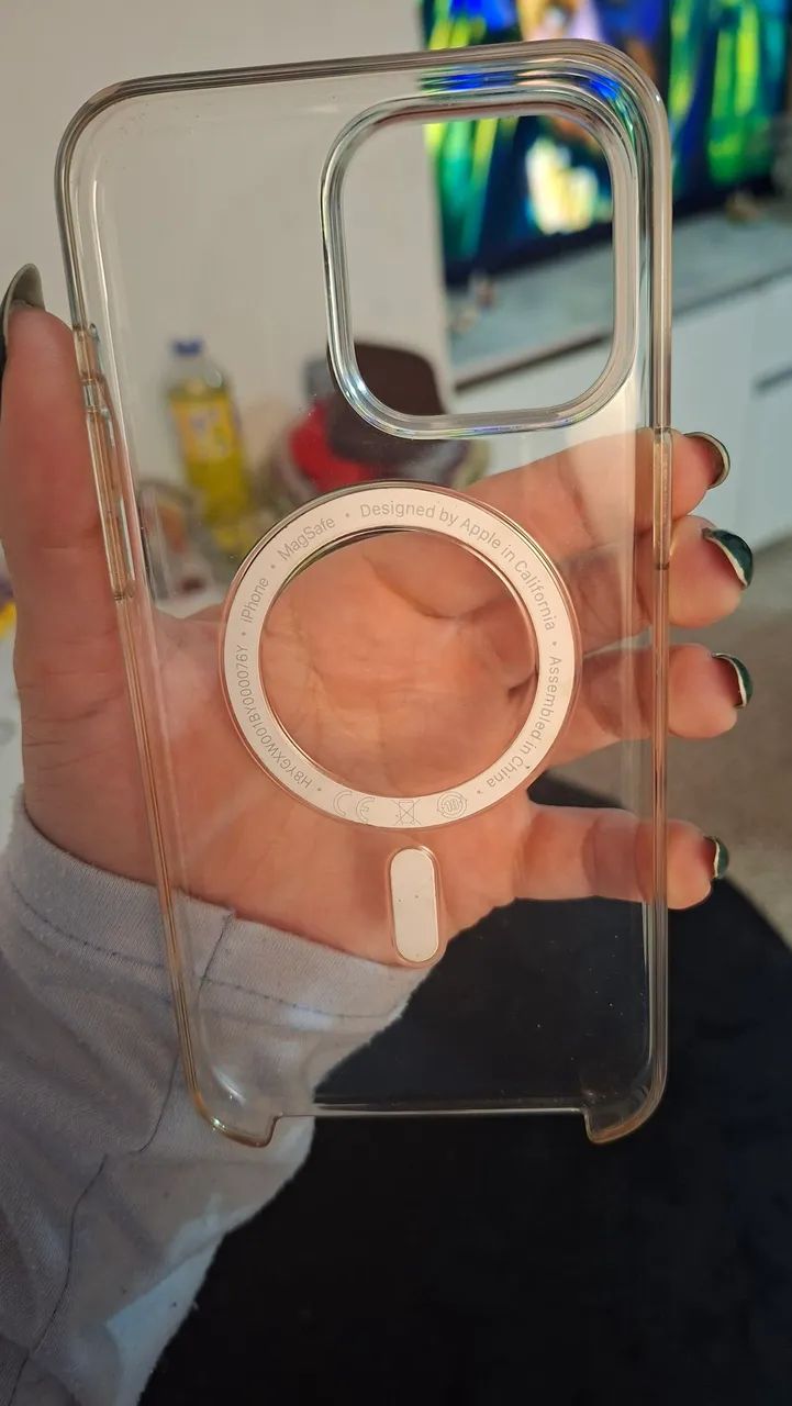 Capa transparente com magsafe iphone 15 pro max - Foto 2