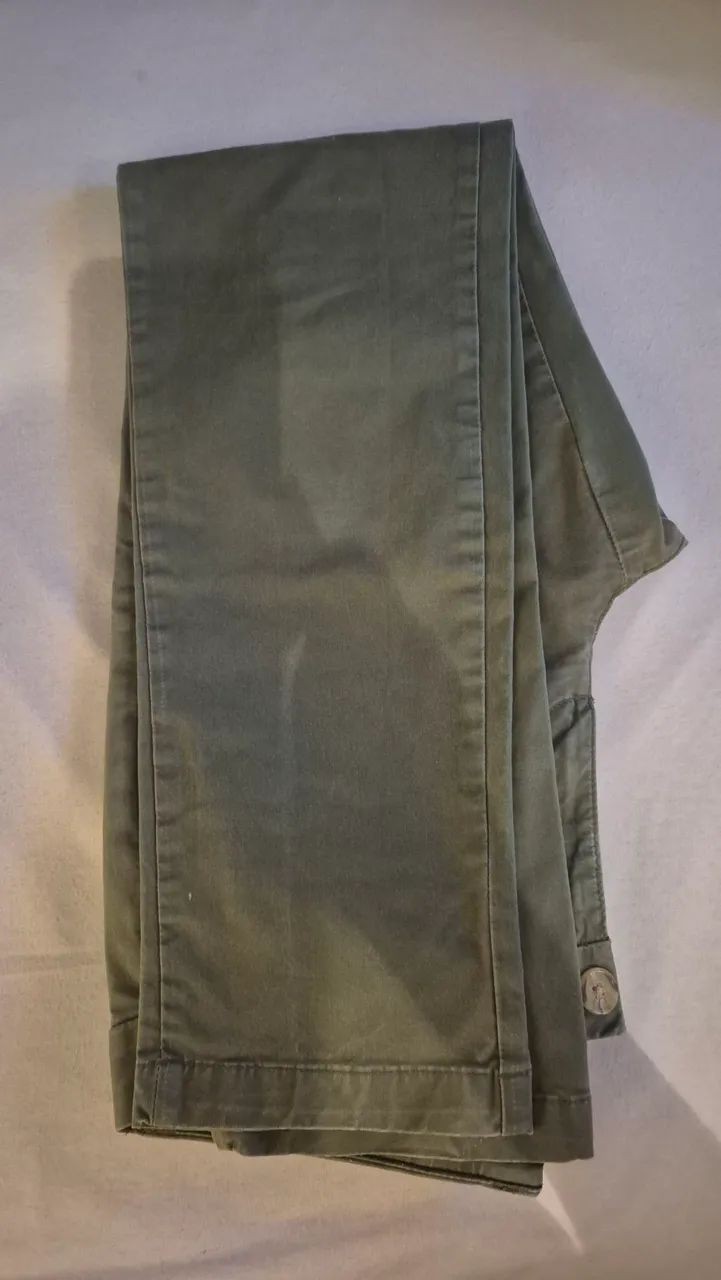 Calça social verde Tommy Hilfiger - Foto 3
