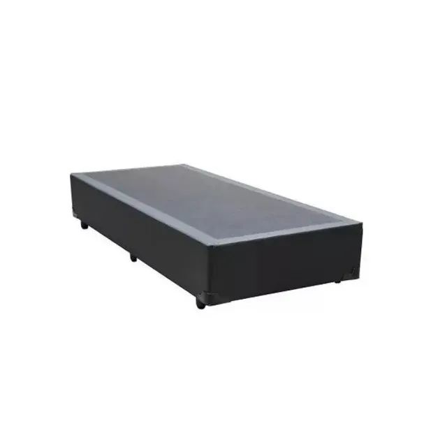Conjunto Solteiro 1,88x0,88: Colchão + Cama Box Cinza Escuro - Foto 2