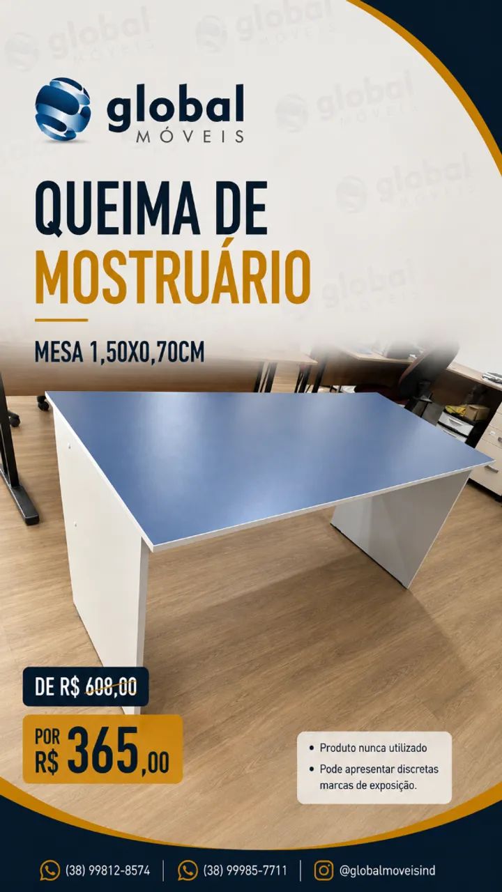 Mesa 1,50x0,70cm