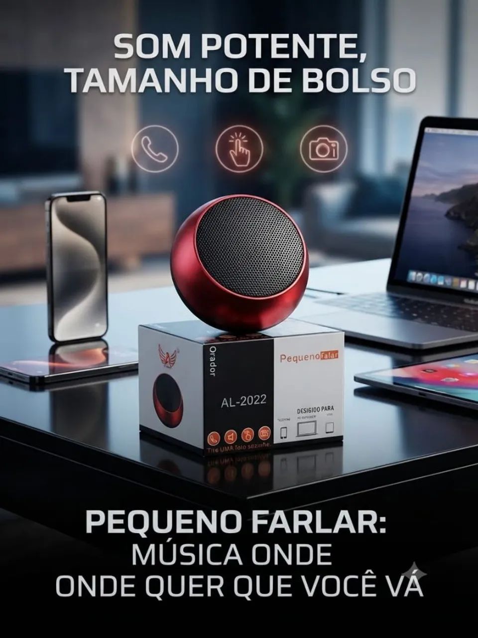 "Tamanho de bolso, potência de show: leve o seu som para qualquer lugar!" - Foto 3