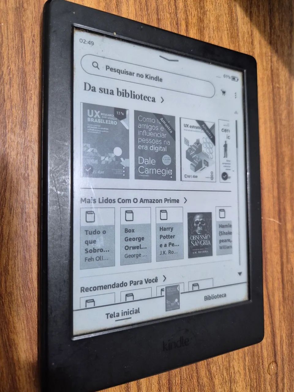 Kindle 8° geração (2016) funciona perfeitamente - Foto 3