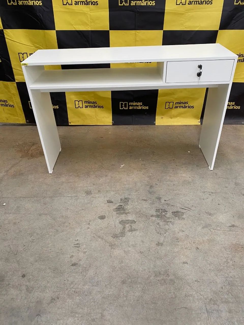 Escrivaninha MDF Com 01 gaveta 78x120x35 - Foto 3