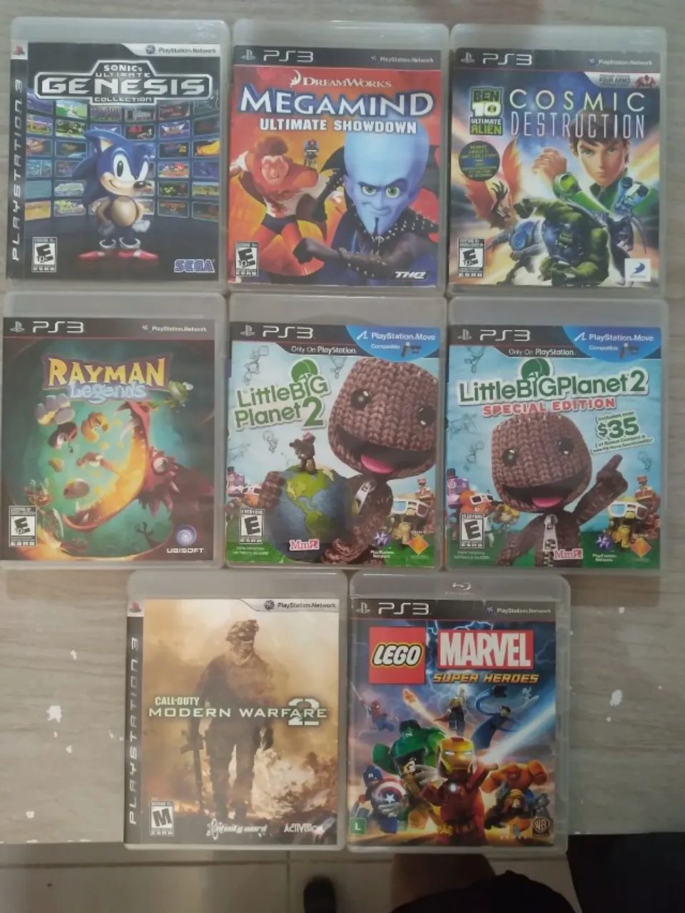 Jogos PS3 (Lotes de 8 Jogos) - Jogos de Vídeo Game - Centro