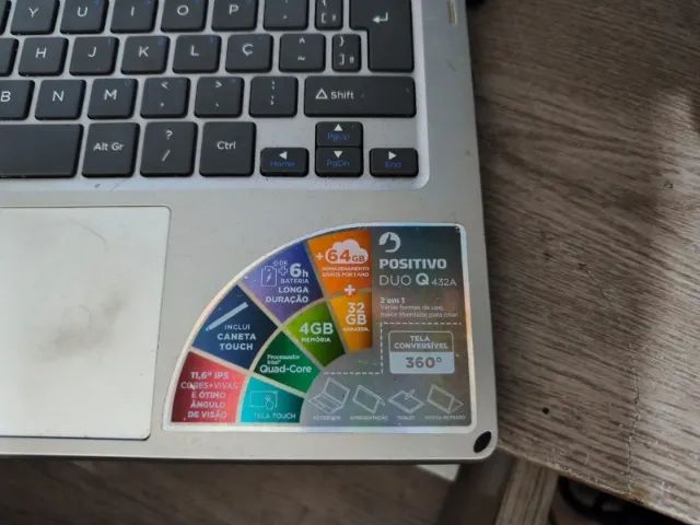 Notebook Positivo Duo Q432A à venda