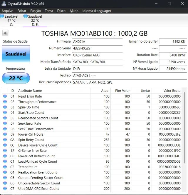 HD Externo 1Tb Usb 3.0 - Toshiba- Notebook/ Pc / Ps4/ Ps5 / Xbox 360 - Foto 2