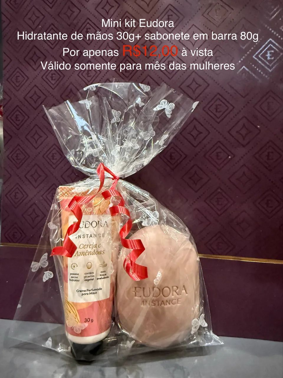 Mini kit Eudora dia das mulheres 