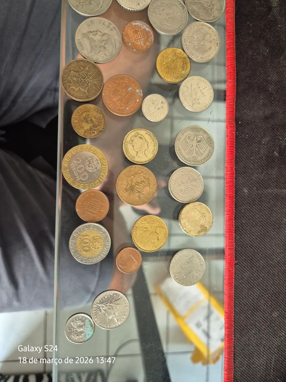 Lote de Moedas Estrangeiras Antigas (Europa e Américas) - Foto 4