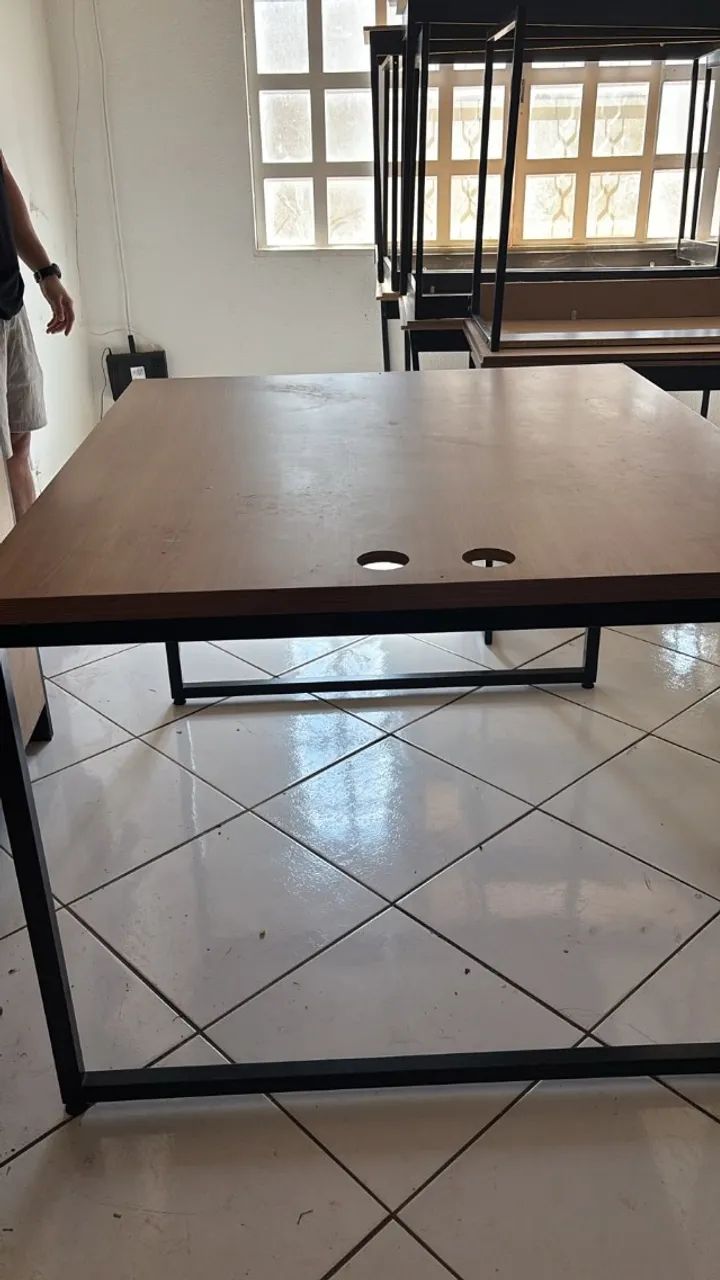 Mesa de escritório 1,5x1,5 - Foto 2