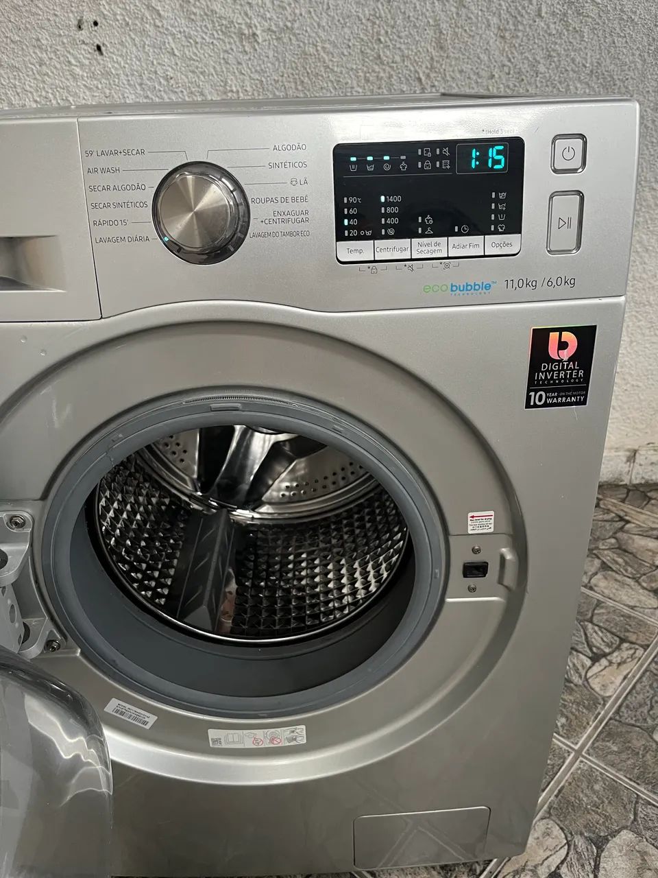 Lava e Seca Cinza Samsung 11kg  - Foto 5