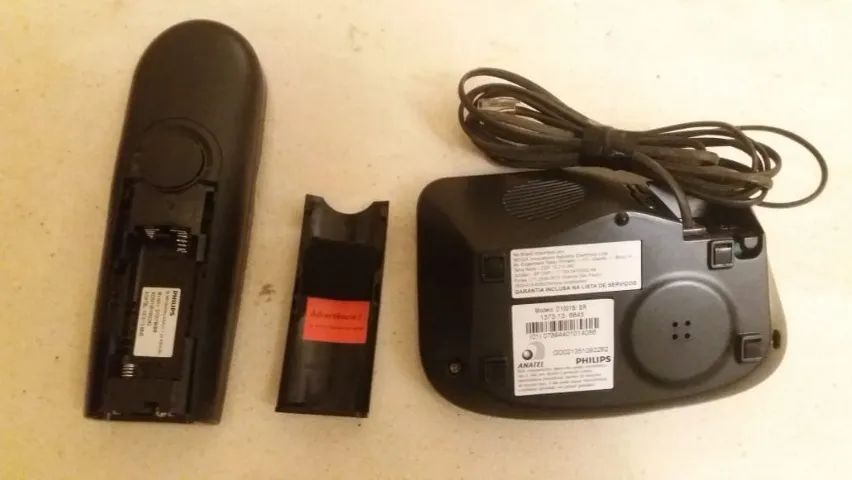 Telefone sem Fio Phillips - Modelo D1001B - Foto 2