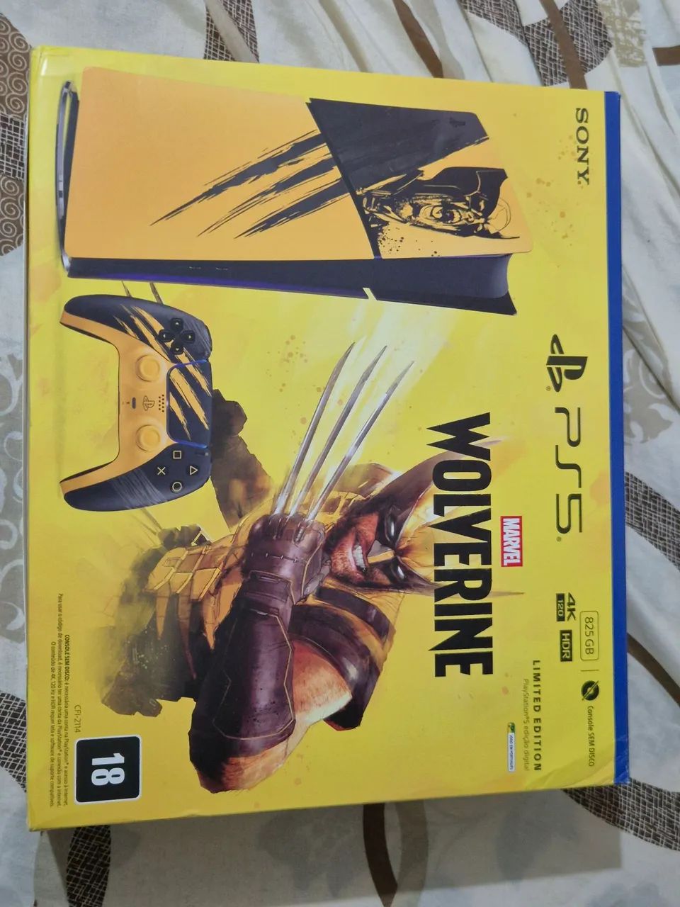 TAMPA, CONTROLE E CAIXA DO Ps5 wolverine  - Foto 5