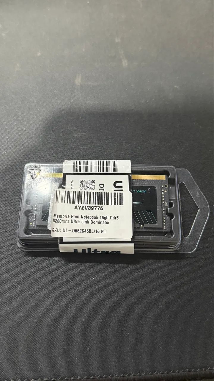 Memória RAM 16gb DDR5 5200mhz