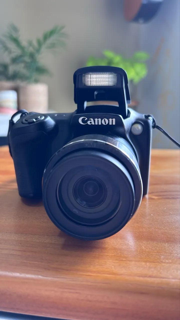 Câmera Canon PowerShot SX420 IS - Zoom Óptico 42x - Completa e