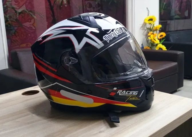 Capacete Race Tech em estado de novo - Foto 7