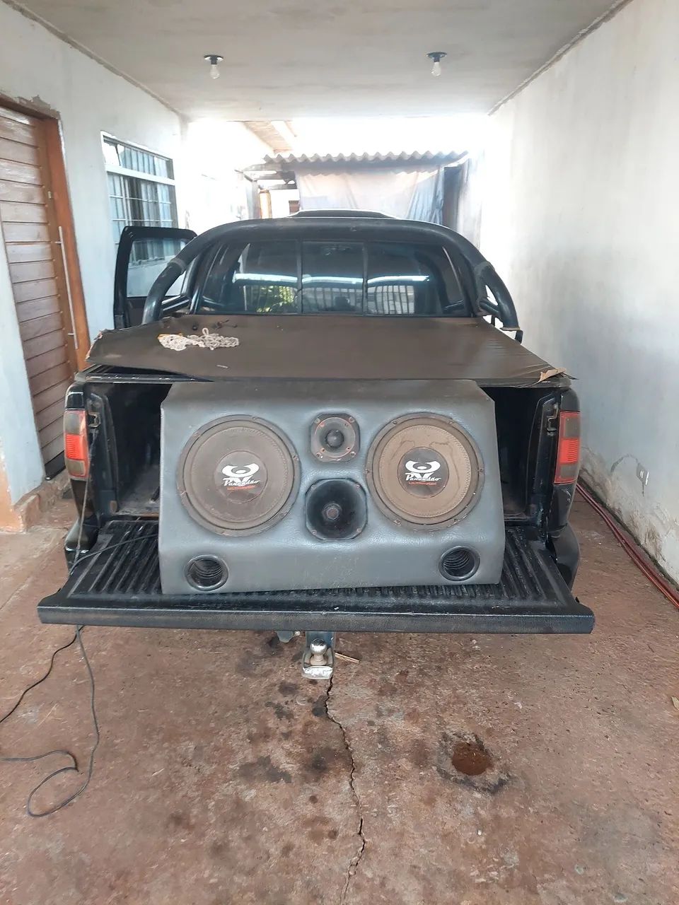 Caixa de som automotiva com 2 de 12 polegadas 1 corneta e 1 Twitter  - Foto 5