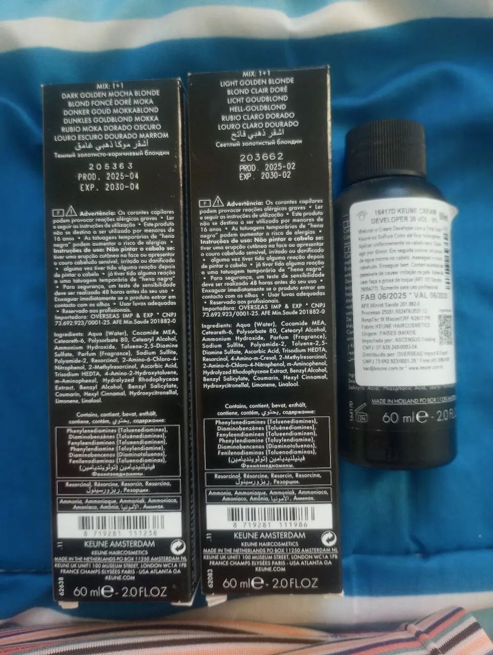 Tinta Color Keune 6.38 e 8.3 - Foto 3