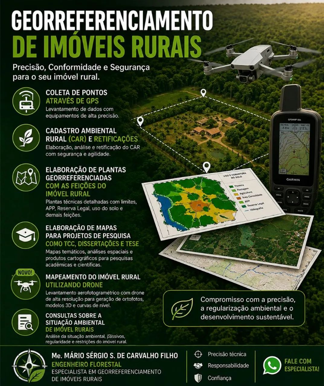 Serviços de Consultoria ambiental em Georreferenciamento