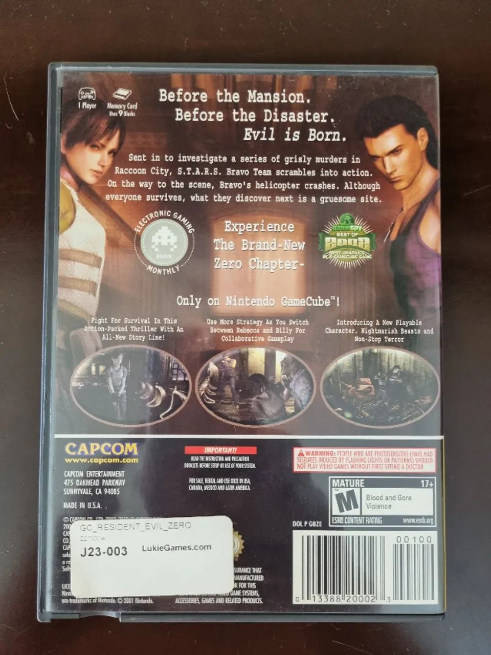 Resident Evil Zero Gamecube Usado Completo - Foto 2