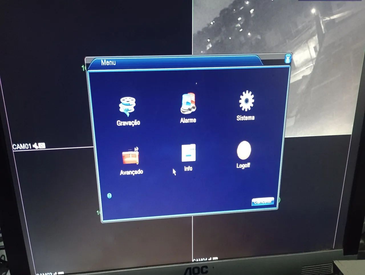 DVR CFTV AHD 7Z 4 CH Oncloud Funcionando  - Foto 2
