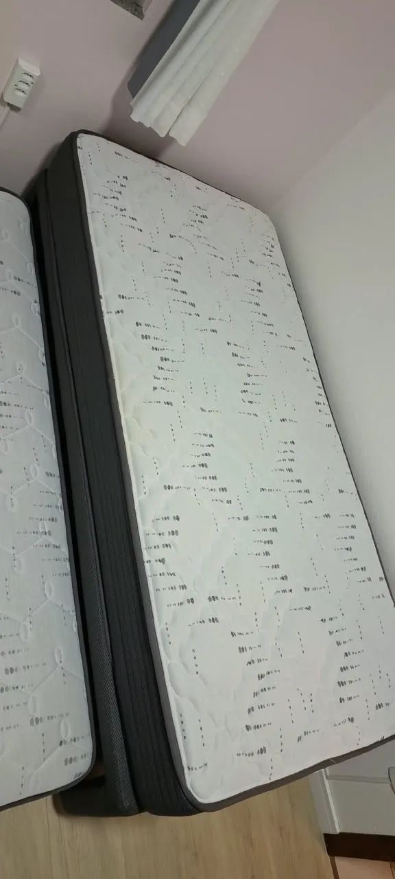 Bicama Ecoflex 2 anos de uso - molas ensacadas - parcelo no cartão - Foto 4