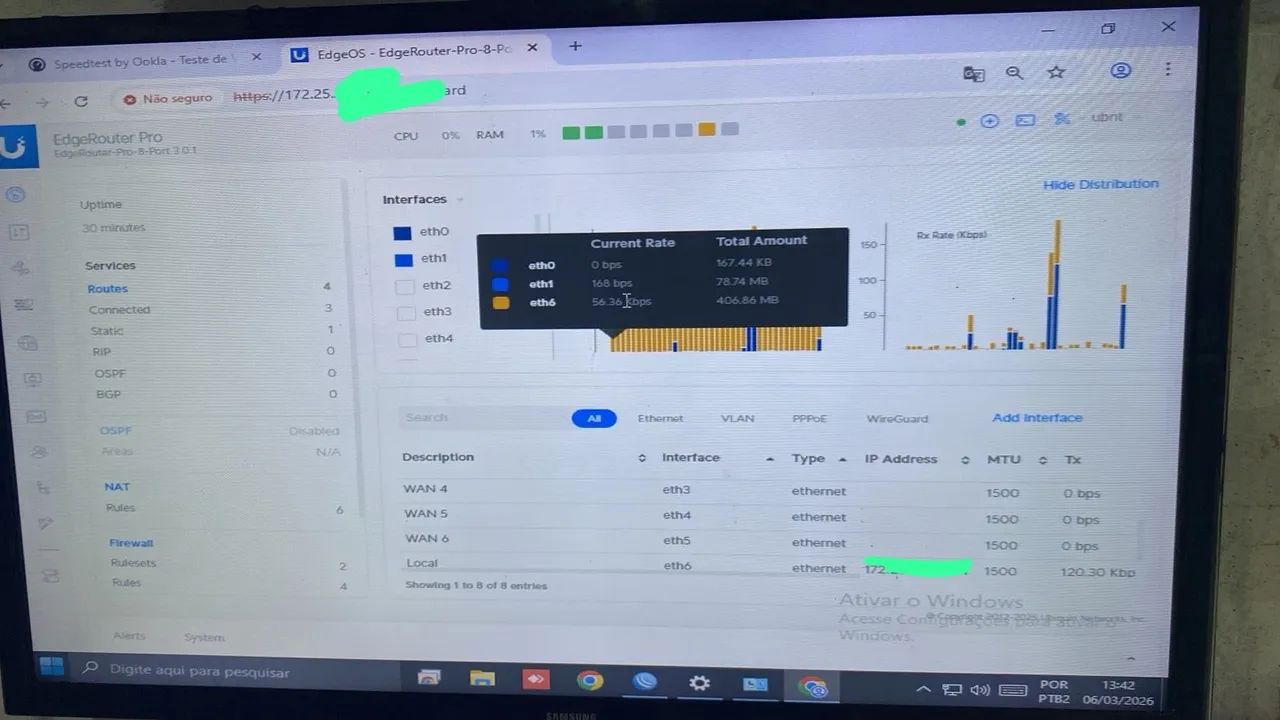 EdgeRouter 8 pro Ubiquite - Foto 4