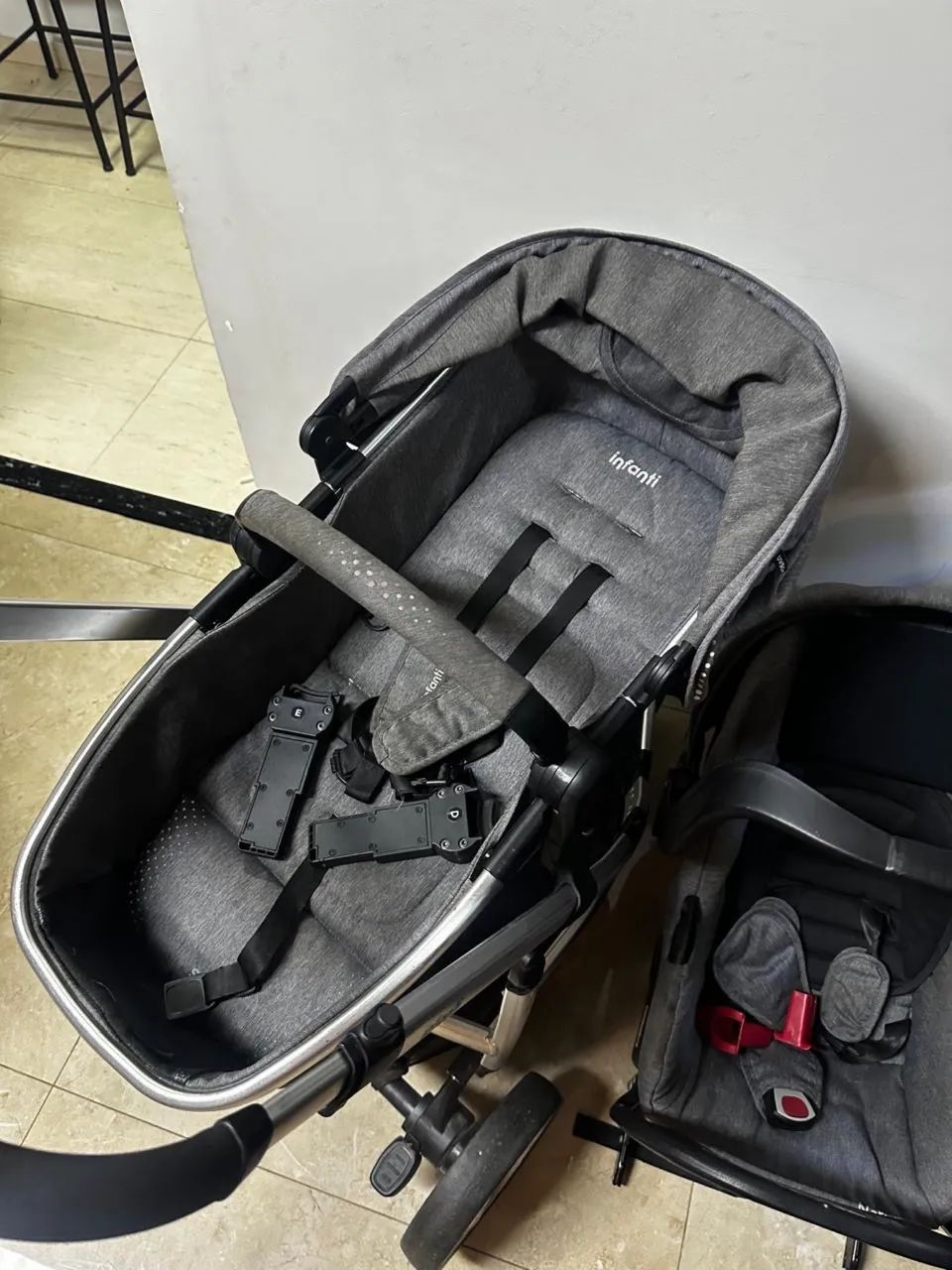 Carrinho de bebê infantil SKY - Travel System Completo - Foto 3