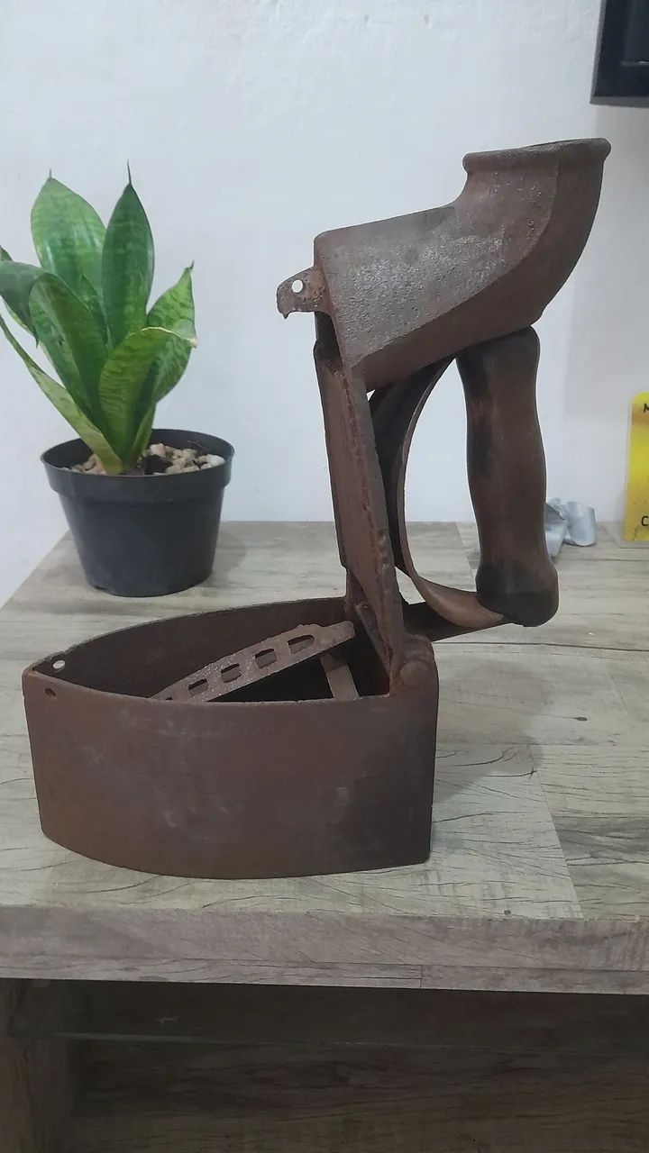 Ferro de passar antigo reliquia - Foto 2