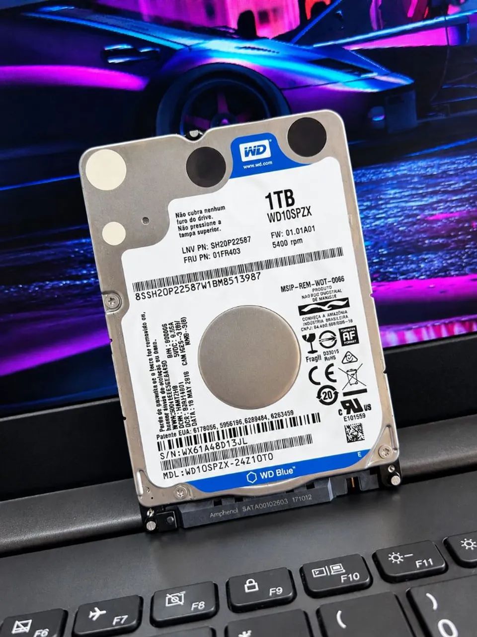 HD 1TB WD Blue SATA 2.5" para Notebook - Foto 3