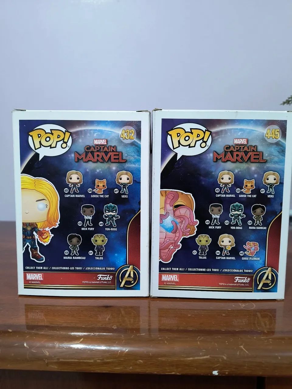 Funko pop Capitã Marvel e Goose Vingadores  - Foto 4