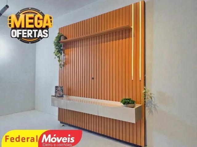 Painel de TV com Nicho e Led Mega Oferta - Solicite Catálogo 