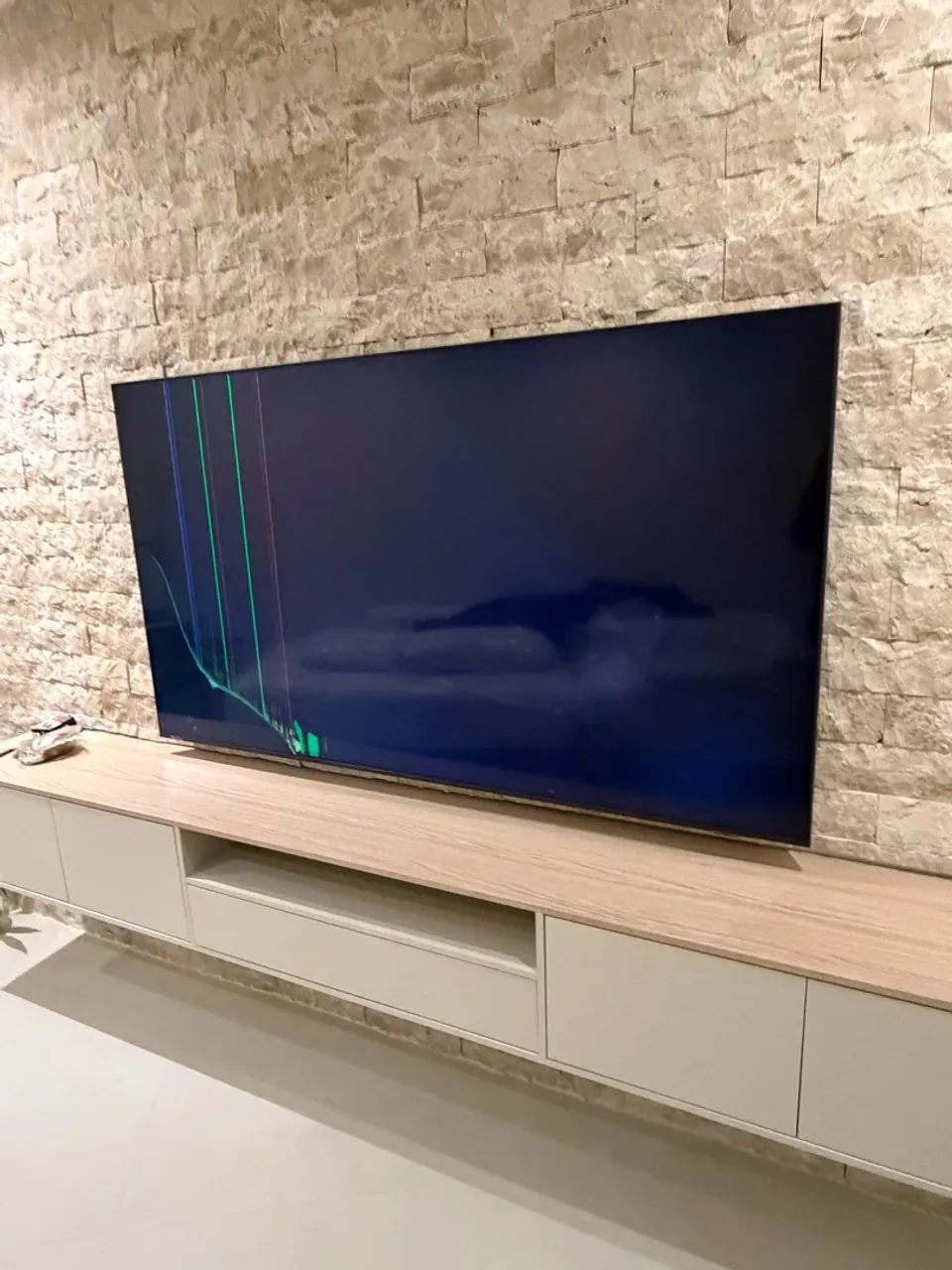 SmartTV 75 Samsung (tela queimada)  - Foto 3