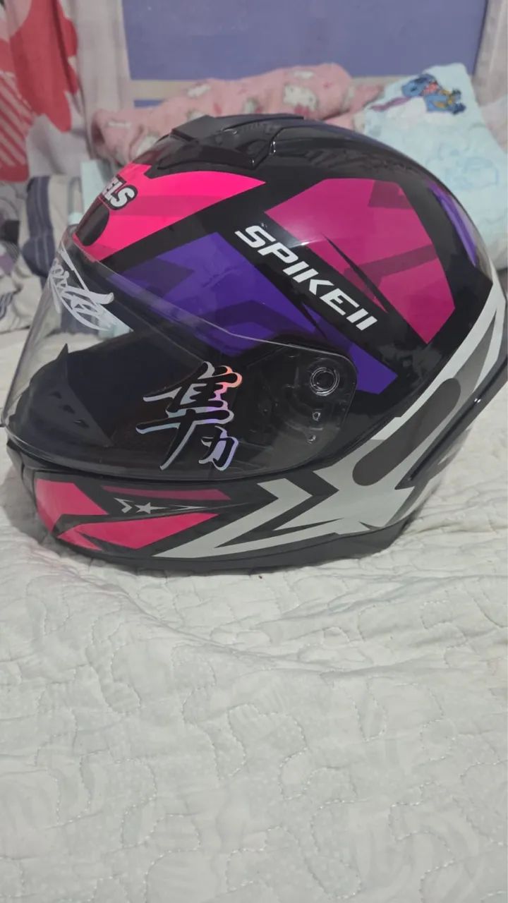 Capacete spike 2 rosa - Foto 2