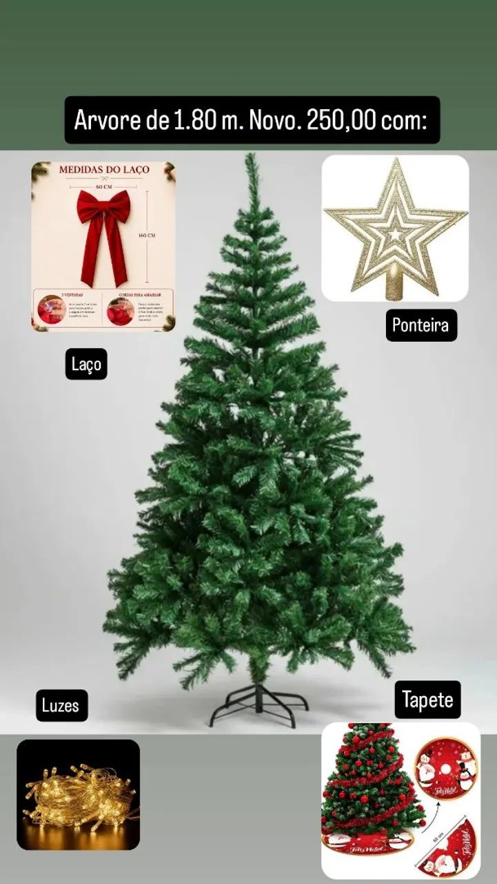 Arvore natal com decoracao 