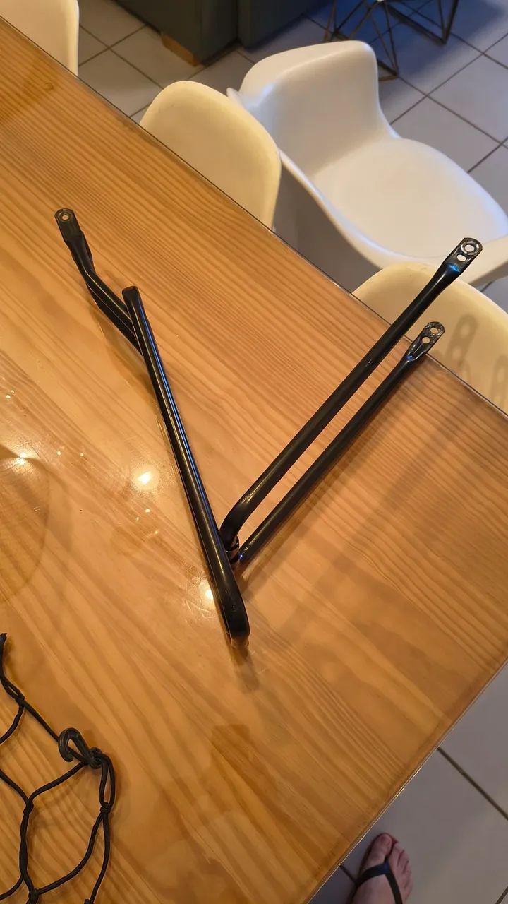 Kit bagagem - garupa, cesta e rede - Foto 3
