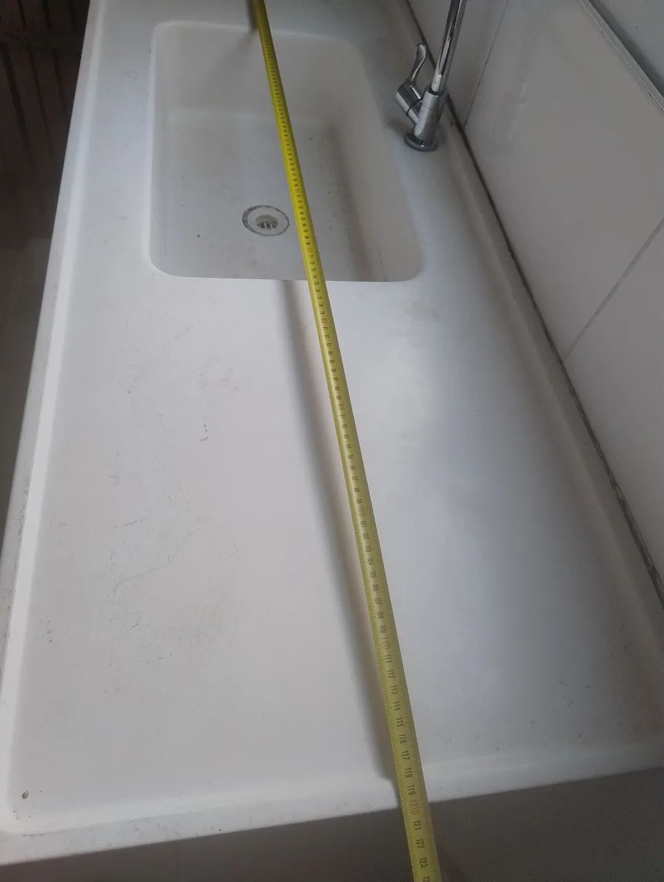Tampo para pia de mármore sintético no bairro Acquaville  - Foto 3