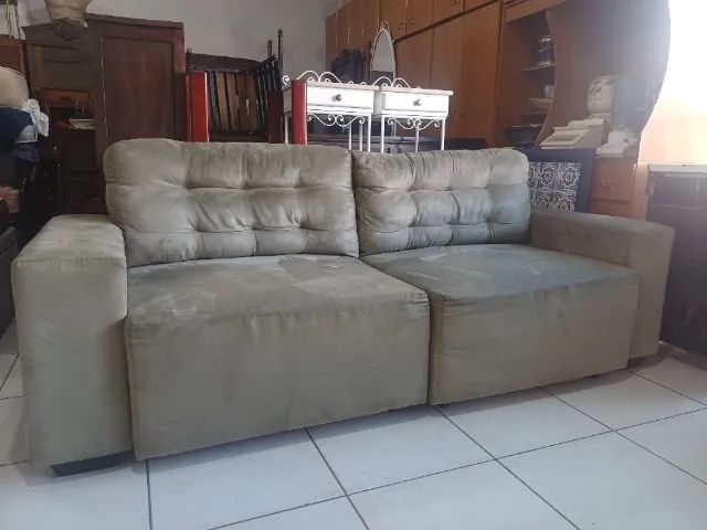 Sofá 3 lugares retrátil - Foto 2