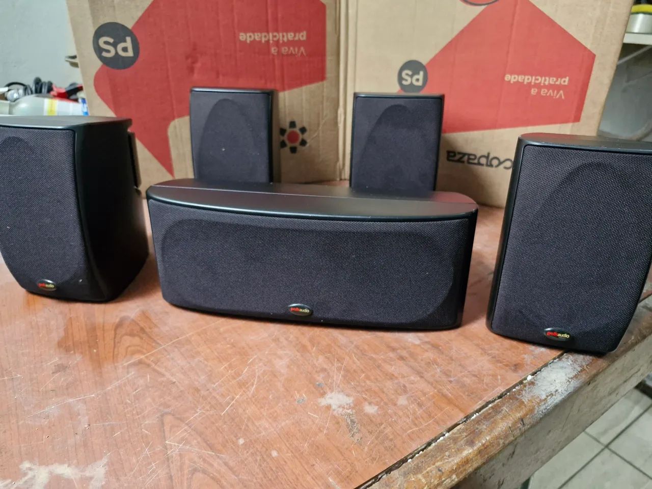 Caixas polk audio home theater  - Foto 4