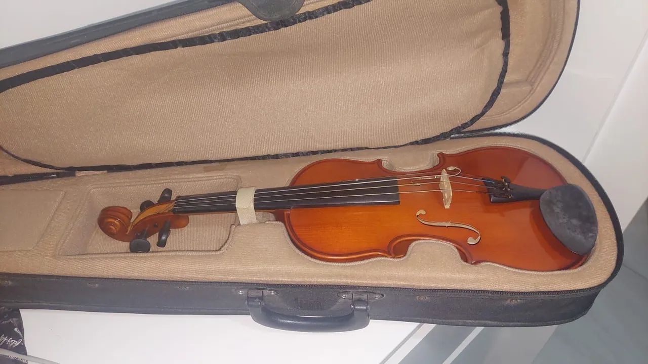 violino com capa