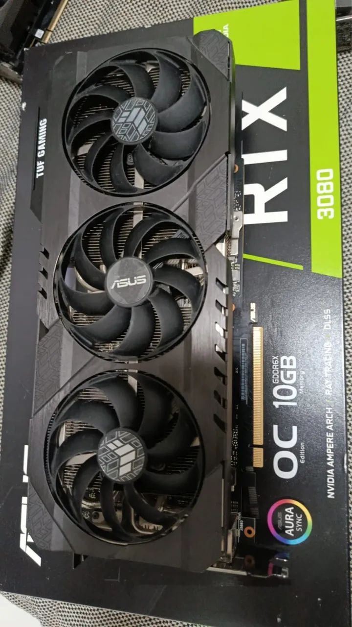 Placa de Vídeo - RTX 3080 10Gb ASUS TUF - Somos Loja @bpstech_ - Foto 3