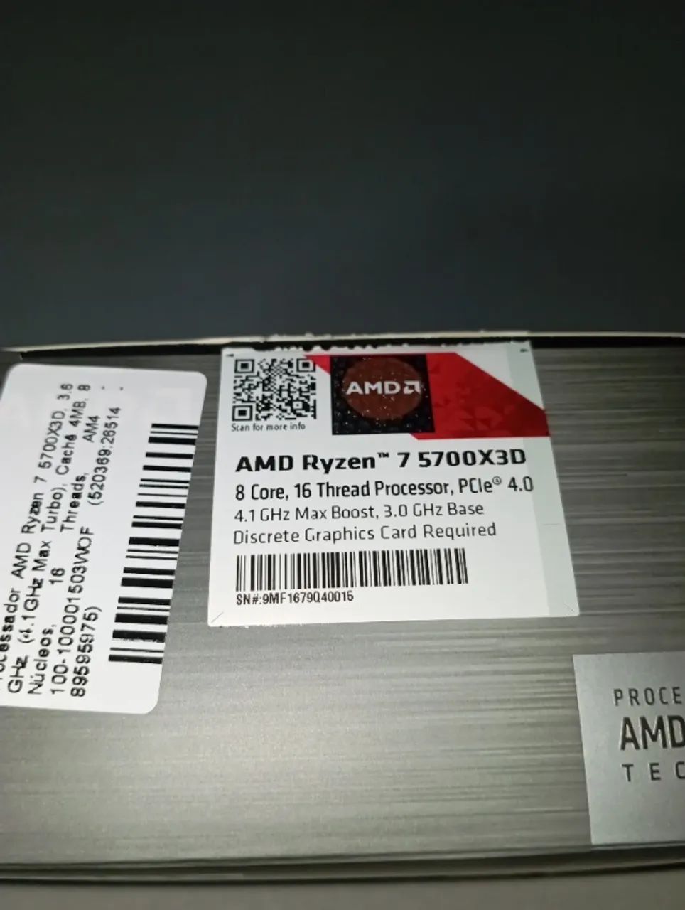 (USADO) Processador AMD Ryzen 7 5700X3D - Foto 3