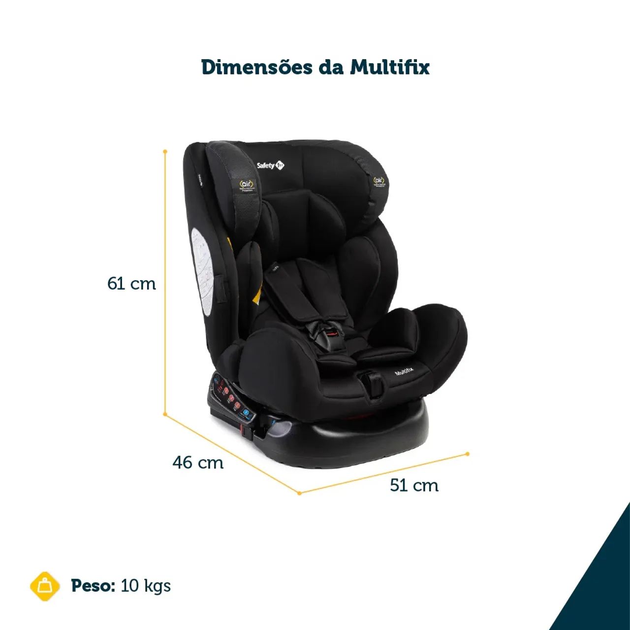 Cadeirinha Multifix Safety 1st NEGOCIO VALOR