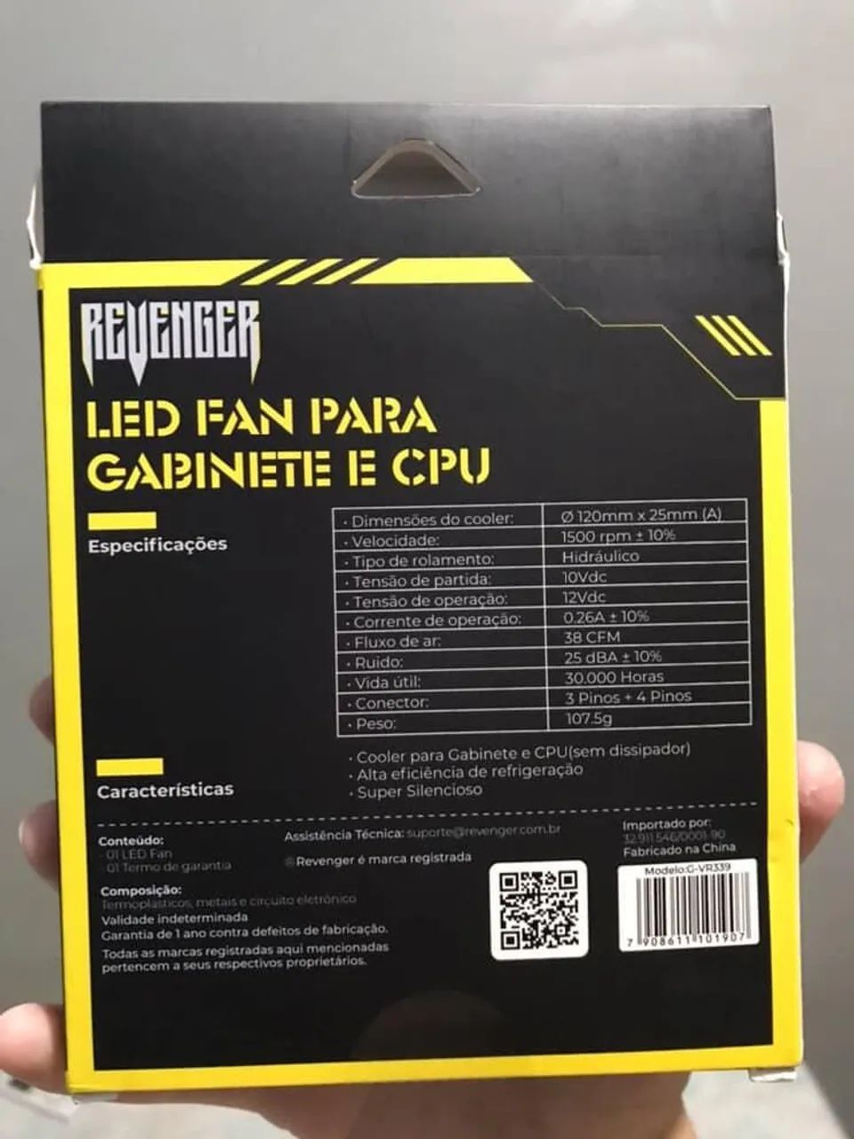 Kit 7 Fans 240mm e 1 AirColler (RGB Rainbow) - Foto 5