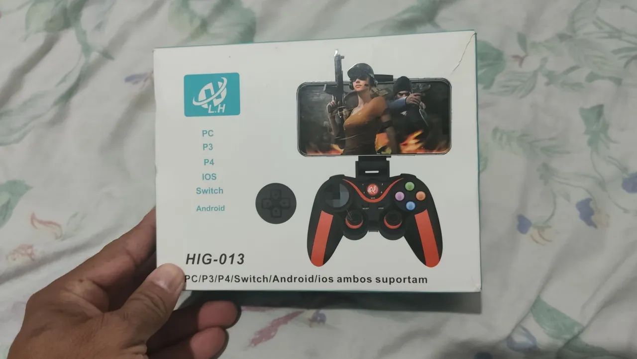 Controle gameped sem fio com bluetooth para celular e pc - Foto 2