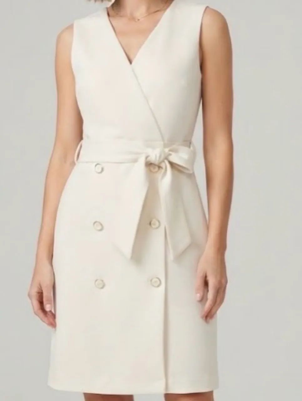 Vestido the basics off white.