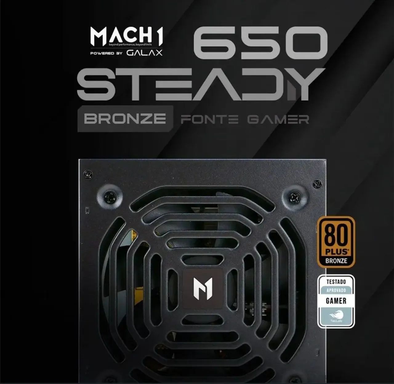 FONTE MSI E MACH1 650W LACRADAS COM NOTA FISCAL  - Foto 3