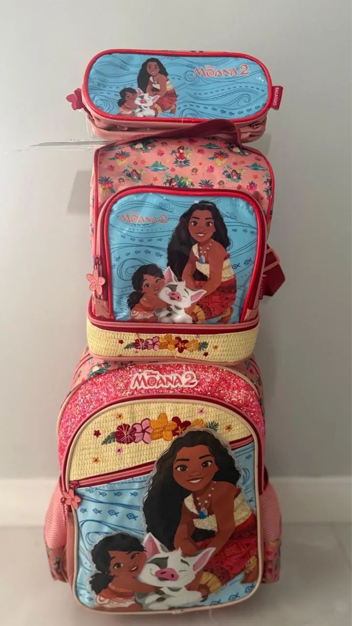 Kit de mochila infantil Moana - Marca Bagaggio - Foto 3